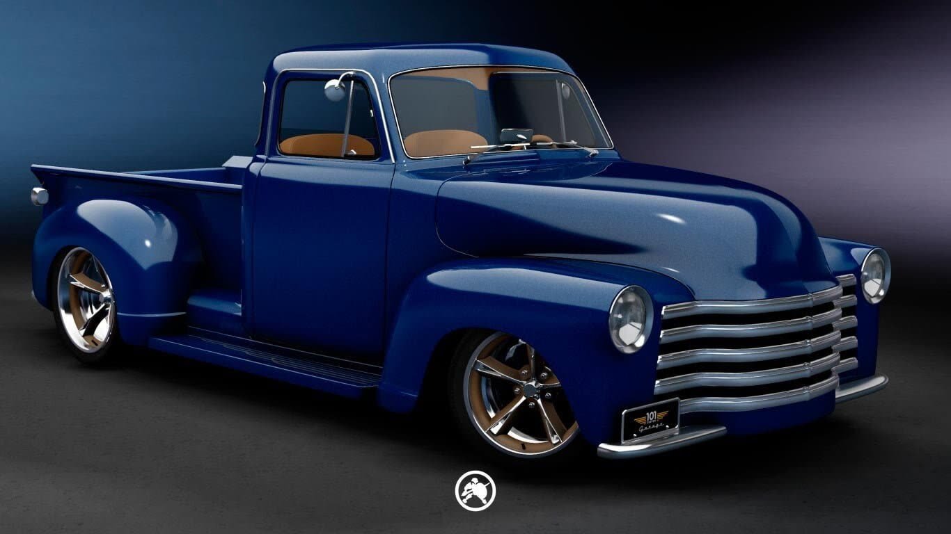 Chevrolet Boca de Sapo Blue — imagem 2 do projeto 3D