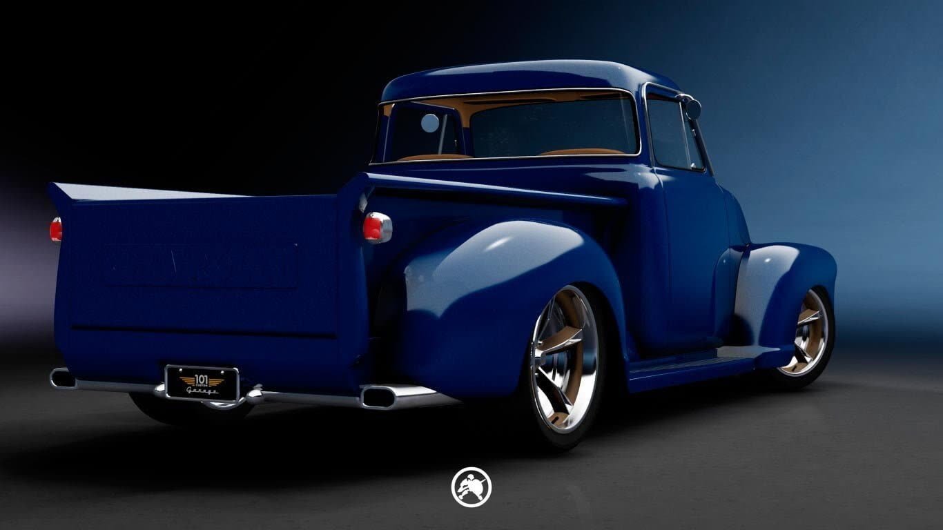 Chevrolet Boca de Sapo Blue — imagem 4 do projeto 3D