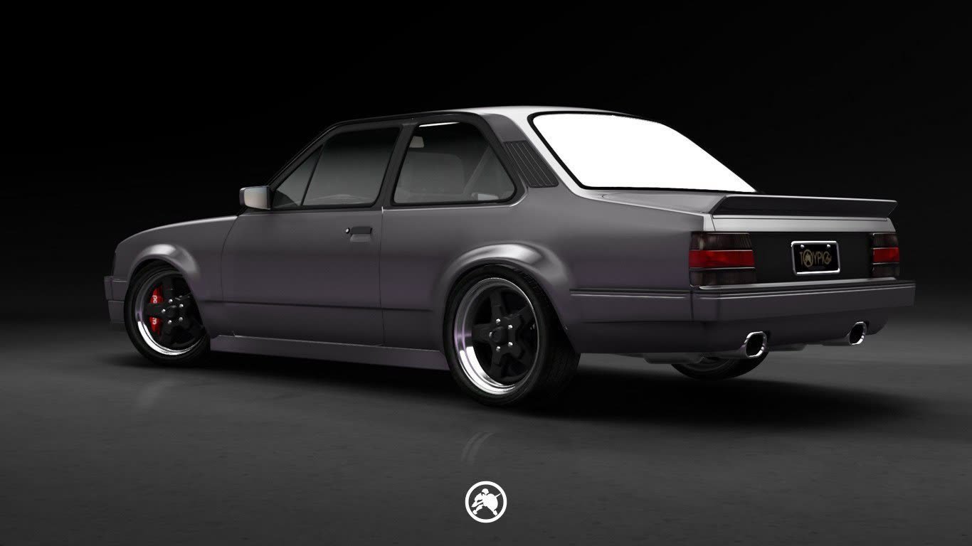 Chevrolet Chevette 1989 — imagem 2 do projeto 3D