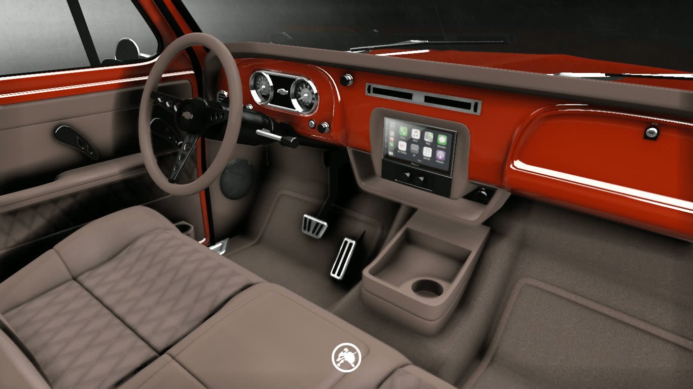 Chevrolet Veraneio 1973 — imagem 3 do projeto 3D