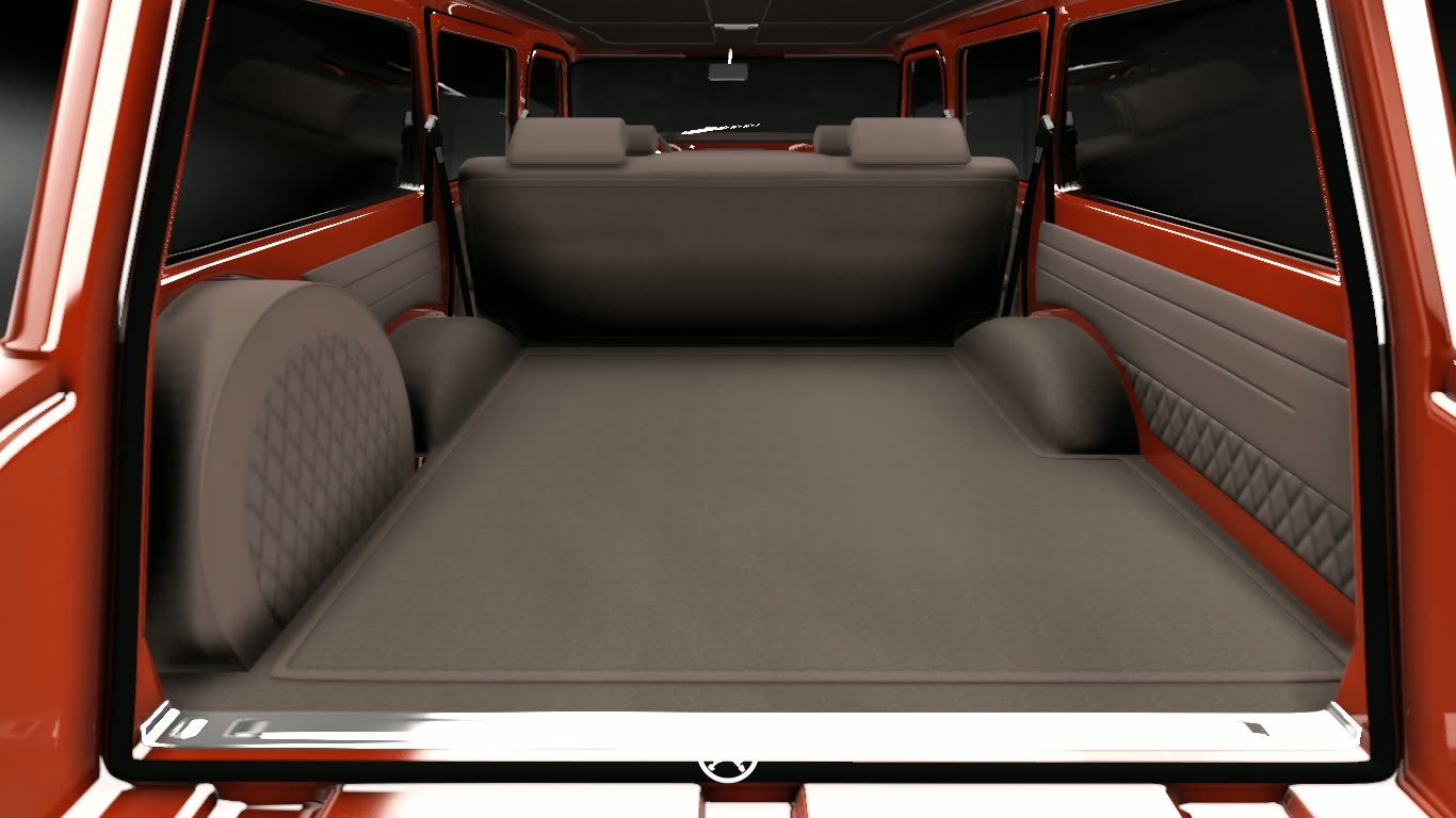 Chevrolet Veraneio 1973 — imagem 4 do projeto 3D