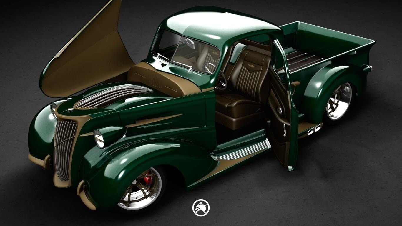 Chevrolet Truck Master 1939 — imagem 4 do projeto 3D