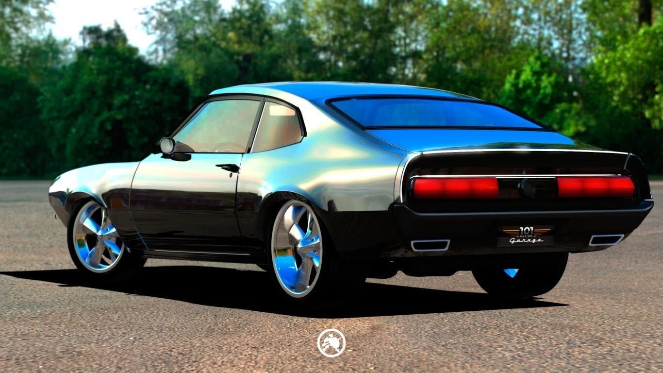 Ford Maverick Black Panter — imagem 2 do projeto 3D