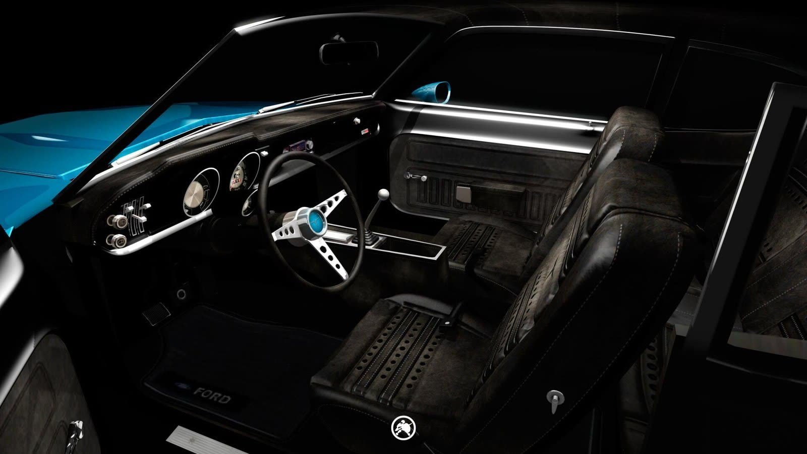 Ford Maverick Grabber Blue — imagem 2 do projeto 3D
