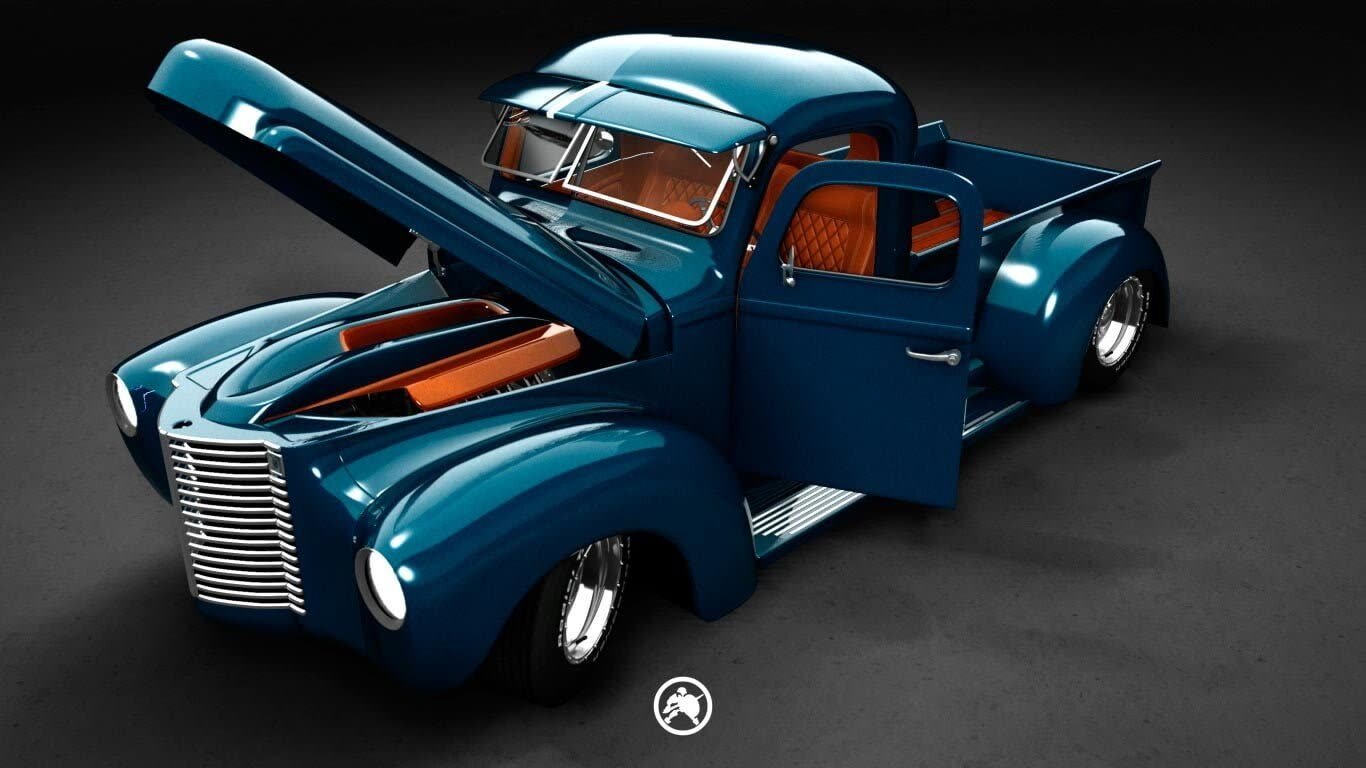 Projeto 3D de customização — International Truck Kb2