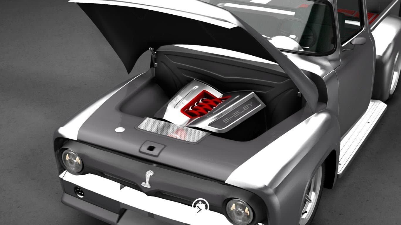 Pickup Ford F100 Shelby — imagem 4 do projeto 3D