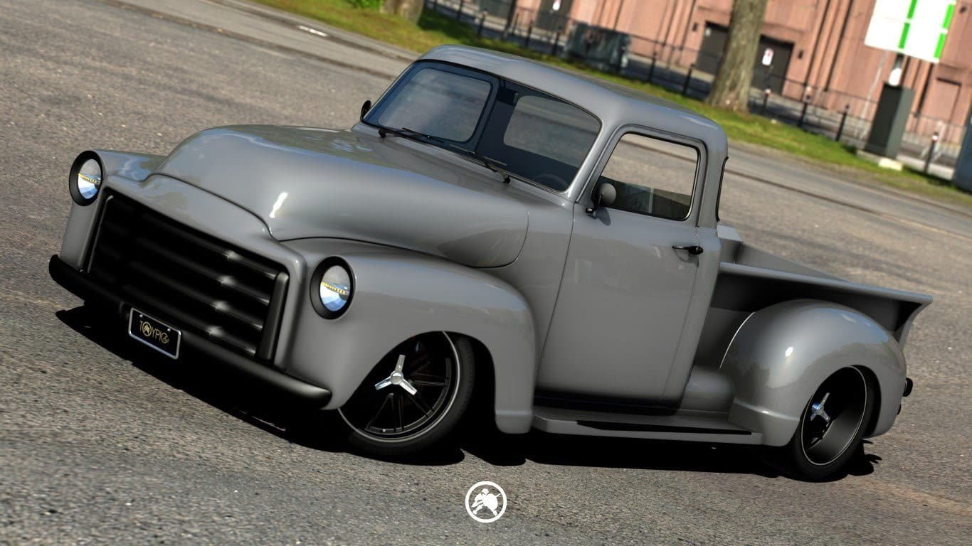 Projeto 3D de customização — Pickup GMC 1954