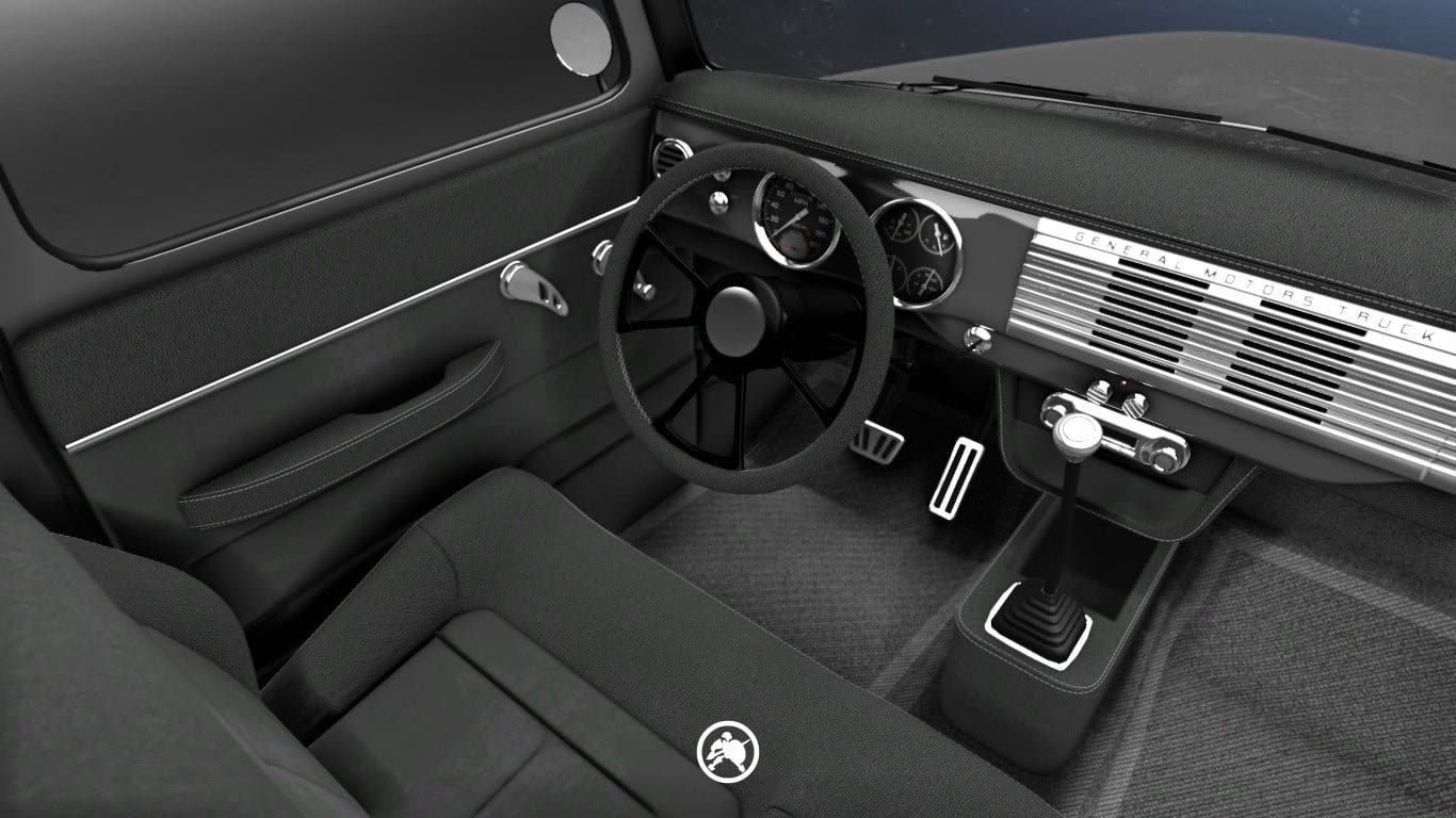 Pickup GMC 1954 — imagem 3 do projeto 3D