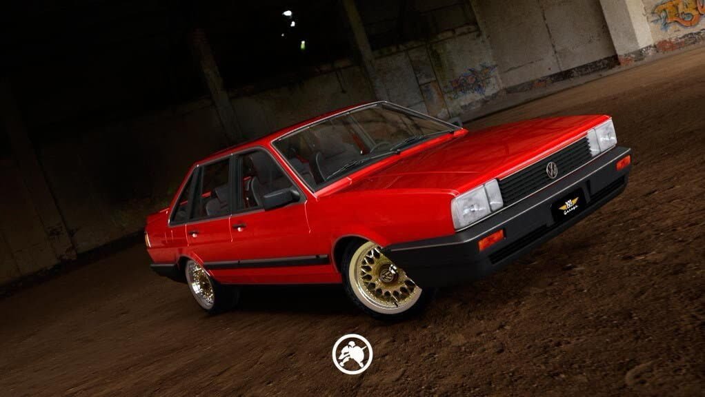 Projeto 3D de customização — Volkswagen Santana GLS