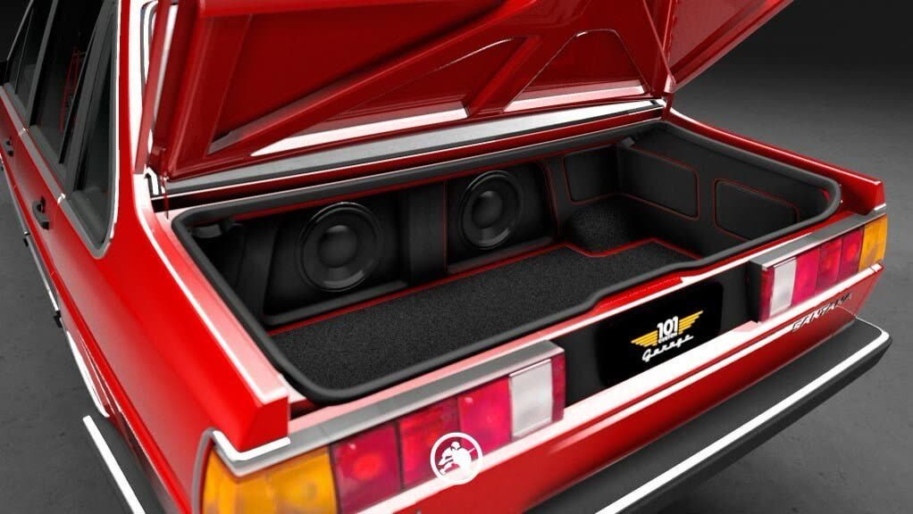 Volkswagen Santana GLS — imagem 3 do projeto 3D
