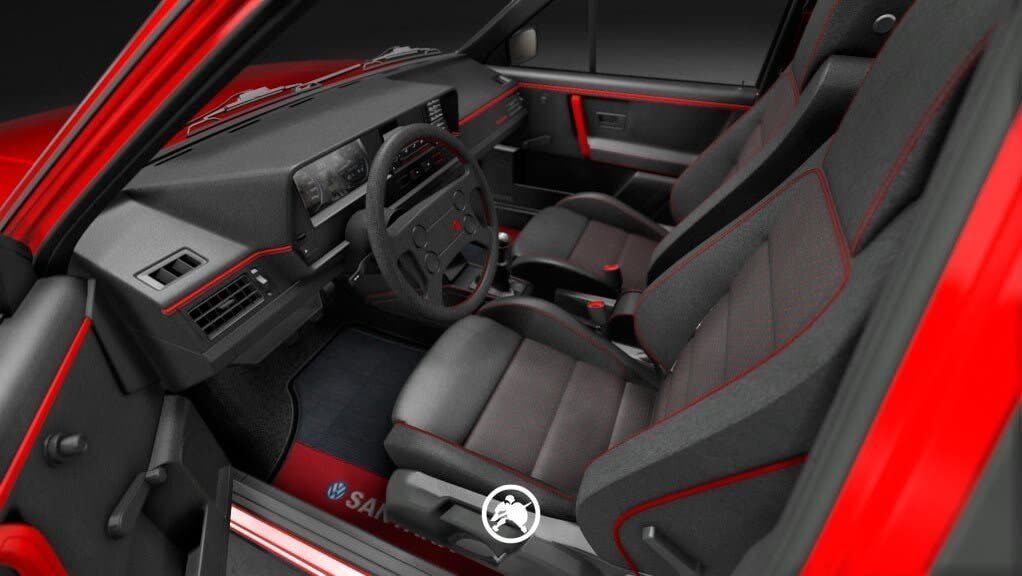 Volkswagen Santana GLS — imagem 4 do projeto 3D