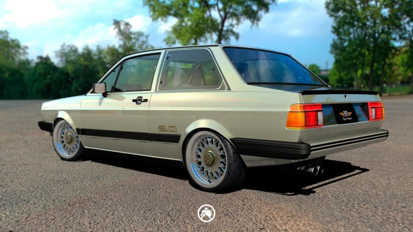 Volkswagen Voyage — imagem 2 do projeto 3D