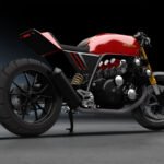 Moto Honda CBX 1050 6 cilindros, customizada Cafe Racer.
